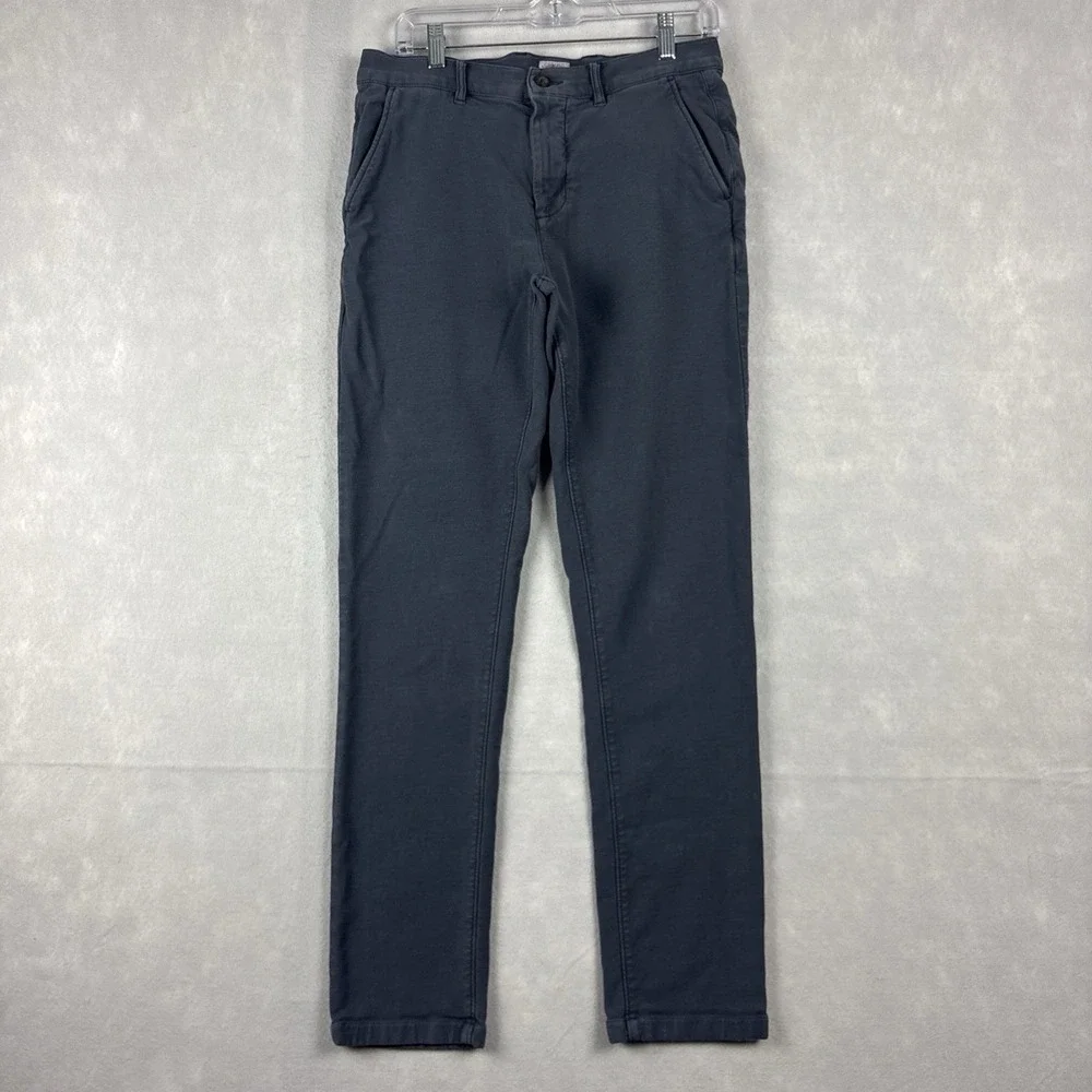 Faherty Stretch Terry 5 Pocket Pants Men’s 34x30 Gray Slim Fit Casual Beach